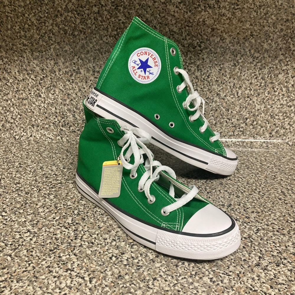 Converse All Star Chuck Taylor Green High-tops Size 8.5